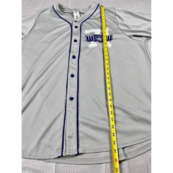 Walt Disney World Shirt Mens 2XL Gray Button Baseball Jersey 71 Park Anniversary - Picture 12 of 13